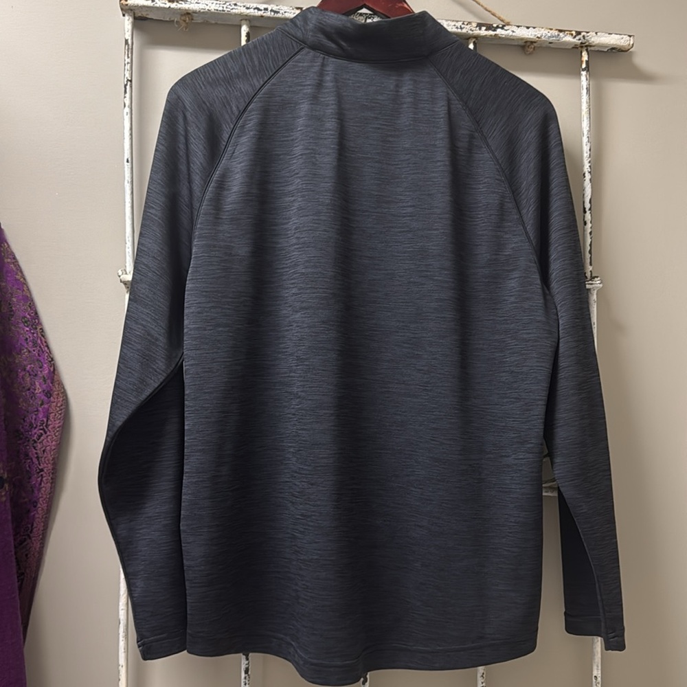 Gray Zip Pullover - Picture 2 of 4